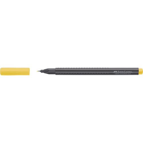 Fineliner Grip Finepen 0,4mm kadmiumgelb Faber Castell 151607 Produktbild Front View L