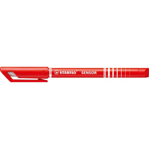 Fineliner Sensor 189 0,3mm gefederte Spitze rot Stabilo 189/40 Produktbild Additional View 1 L