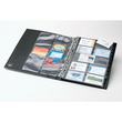 Visitenkartenringbuch mit Register für 400Karten schwarz Kunststoff Sigel VZ301 Produktbild Additional View 3 S