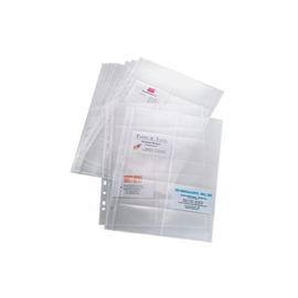 Visitenkartenhüllen für 200Karten transparent Kunststoff Sigel VZ351 (PACK=10 STÜCK) Produktbild