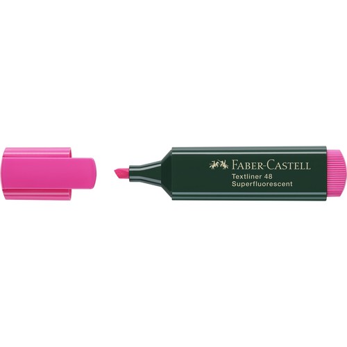 Textmarker 1548 Keilspitze rosa Faber Castell 154828 Produktbild Front View L