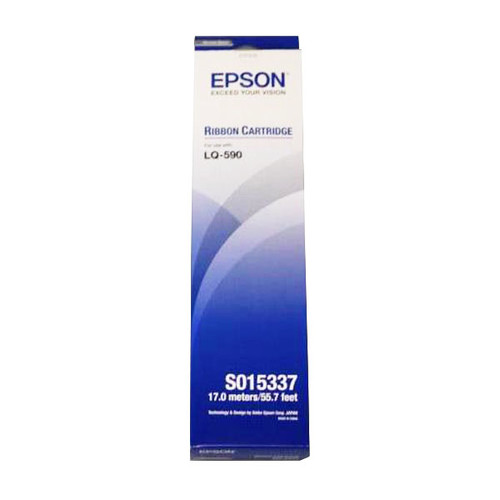 Farbband für Epson LQ590 schwarz Nylon Epson S015337 Produktbild Front View L