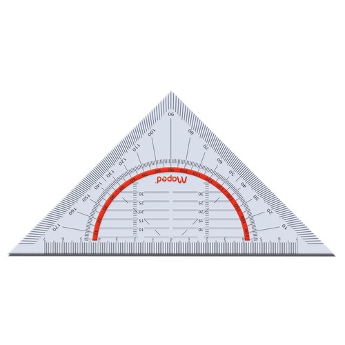 Geometriedreieck Flex 16cm transparent biegsam Maped 028600 Produktbild Additional View 1 L