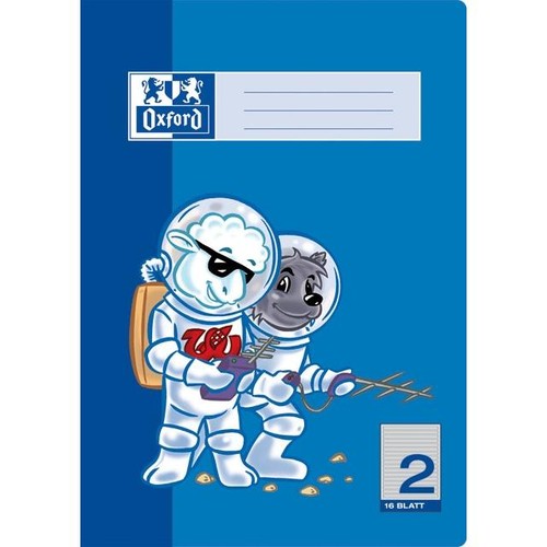 Heft Oxford Junior A4 Lineatur 2 16Blatt 90g Optik Paper 100050401 Produktbild Additional View 1 L