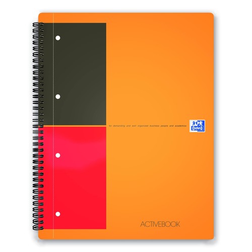 Activebook Oxford International A4+ liniert 4-fach Lochung 80Blatt 80g Optik Paper weiß 100102994 Produktbild