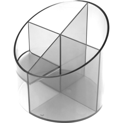 Multiköcher Economy Transparent Durchmesser 110mm/H 110mm glasklar Kunststoff Helit H6390202 Produktbild Front View L