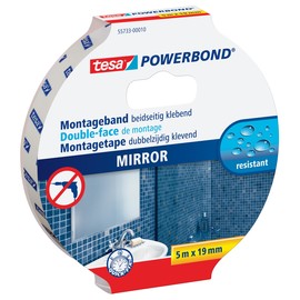 Powerbond SPIEGEL 19mmx5m farblos beidseitig klebend Tesa 55733-00010-04 (RLL=5 METER) Produktbild