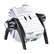 Rolodex Telindex 25-teilig 72x104mm für 500Karten metallic schwarz Durable 2416-01 Produktbild