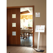 Bodenständer CRYSTAL SIGN STAND A3 125cm silber/Acryl Aluminium Durable 4819-23 Produktbild Additional View 3 S