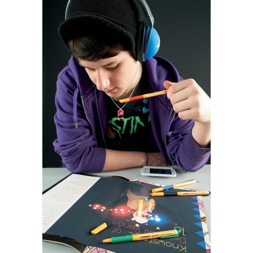 Tintenroller Pointvisco 1099 Etui 0,5mm sortiert Stabilo 1099/4 (ETUI=4 STÜCK) Produktbild Additional View 1 L