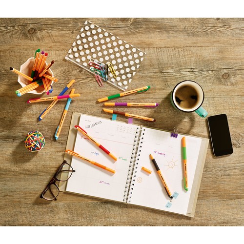 Tintenroller Pointvisco 1099 Etui 0,5mm sortiert Stabilo 1099/10 (ETUI=10 STÜCK) Produktbild Additional View 3 L
