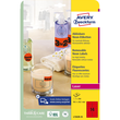 Etiketten Laser+Kopier wiederablösbar 99,1x38,1mm auf A4 Bögen neonrot Zweckform L7263R-25 (PACK=350 STÜCK) Produktbild Additional View 1 S