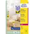 Etiketten Laser+Kopier wiederablösbar ø 63,5mm auf A4 Bögen neongelb Zweckform L7670Y-25 (PACK=300 STÜCK) Produktbild Additional View 1 S