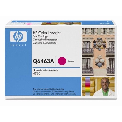 Toner 644A für Color LaserJet CM4730 12000Seiten magenta HP Q6463A Produktbild Front View L
