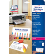 Visitenkarten Laser+Kopier 85x54mm auf A4 Bögen 270g weiß beidseitig bedruckbar Zweckform C32026-10 (PACK=100 STÜCK) Produktbild Additional View 1 S