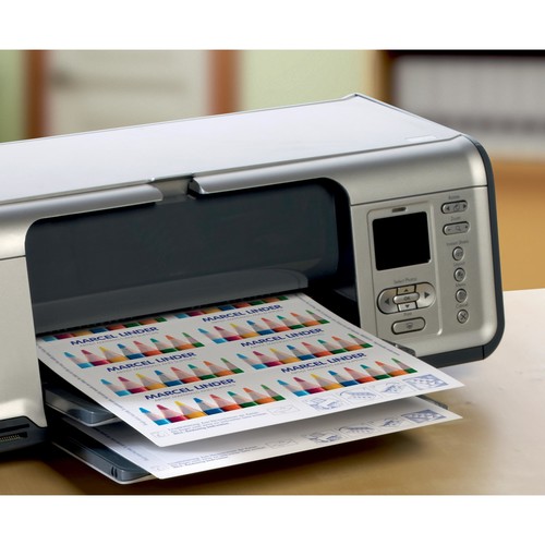 Visitenkarten Laser+Kopier 85x54mm auf A4 Bögen 270g weiß beidseitig bedruckbar Zweckform C32026-10 (PACK=100 STÜCK) Produktbild Additional View 4 L