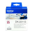 Endlosetikettenrollen 62mmx15,24m farblos Film Brother DK-22113 (PACK=15,24 METER) Produktbild