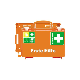 Erste-Hilfe-Koffer Quick-CD 26x17x11cm orange gefüllt nach DIN 13157 Söhngen 3001125 Produktbild