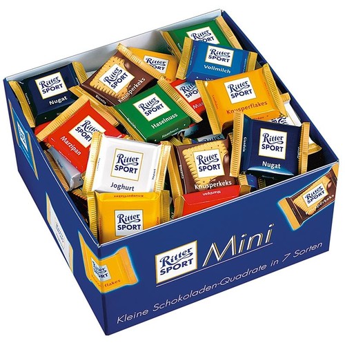 Schokoladenmischung Ritter Sport Mini (PACK=84 STÜCK) Produktbild