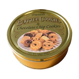 Dänische Buttergebäck Butter-Cookies 042544 500g/Dose (PACK=500 GRAMM) Produktbild