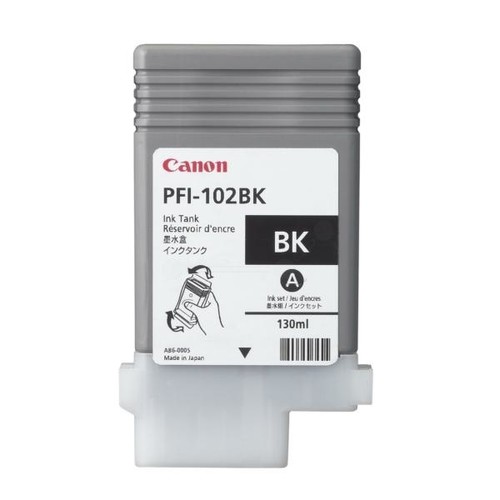 Tintenpatrone PFI-102BK für Canon IPF 500/600130ml schwarz Canon 0895b001 Produktbild Front View L