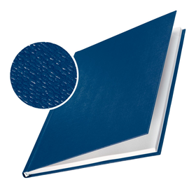 Bindemappen Hard Cover A4 für 36-70Blatt blau Leinenstruktur Leitz 7391-00-35 (PACK=10 STÜCK) Produktbild