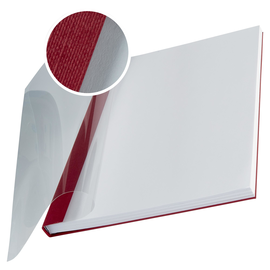 Bindemappen Soft Cover A4 für 71-105Blatt bordeaux/transparent Leinenstruktur Leitz 7414-00-28 (PACK=10 STÜCK) Produktbild