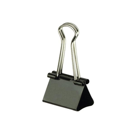Foldbackklammern 15mm schwarz mit silbernem Bügel ALCO 780-11 (PACK=12 STÜCK) Produktbild