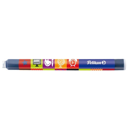 Tintenpatrone für Griffix Schulfüller P1RB mit Motiv Tiere königsblau löschbar Pelikan 960559 (PACK = 2x5 STÜCK) Produktbild Additional View 8 L