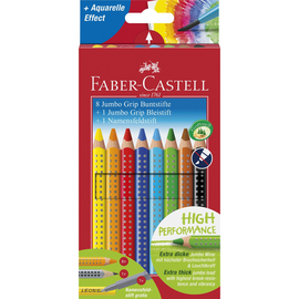 Farbstifte mit Noppen JUMBO GRIP dreikant 10-teilig sortiert Faber Castell 280921 Produktbild