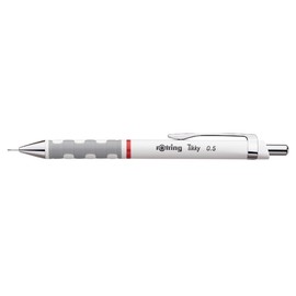 Druckbleistift mit Gummigriffzone Tikky 0,5mm weiß Rotring 1904698 Produktbild