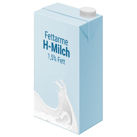 H-Milch 1,5% Fett (BTL=1 LITER) Produktbild