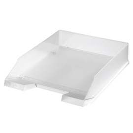 Briefkorb Classic für A4 255x56x345mm transparent matt kunststoff Herlitz 10493609 Produktbild
