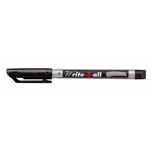 Permanentmarker Write-4-all 0,4mm superfein schwarz wasserfest Stabilo 166/46 Produktbild Additional View 1 L