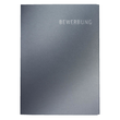 Bewerbungsmappe Exklusiv 3-teilig mit 2 Klemmschienen 222x312mm für 20Blatt dunkelgrau Karton Leitz 3974-00-89 Produktbild