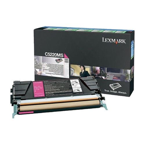 Toner für Optra C520N/C522N/C524 3000Seiten magenta Lexmark C5220MS Produktbild Front View L
