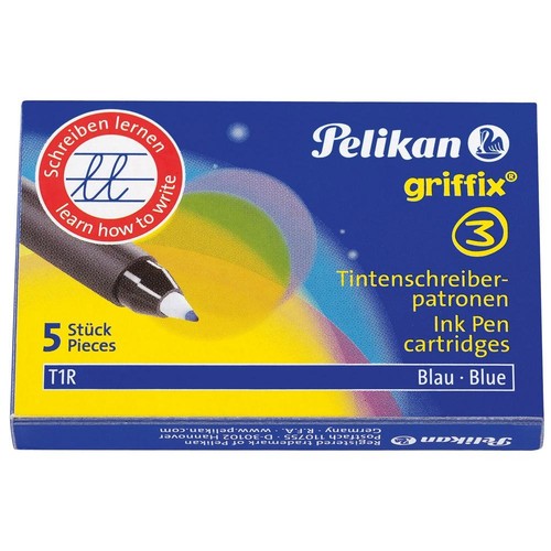 Tintenpatrone für Griffix Tintenroller T1R blau löschbar Pelikan 300011367 (PACK=5 STÜCK) Produktbild Additional View 4 L