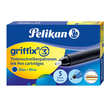 Tintenpatrone für Griffix Tintenroller T1R blau löschbar Pelikan 300011367 (PACK=5 STÜCK) Produktbild Additional View 1 S