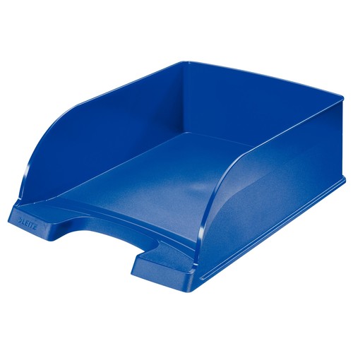 Briefkorb Plus Jumbo bis A4 242x95x340mm blau Kunststoff Leitz 5233-00-35 Produktbild Front View L