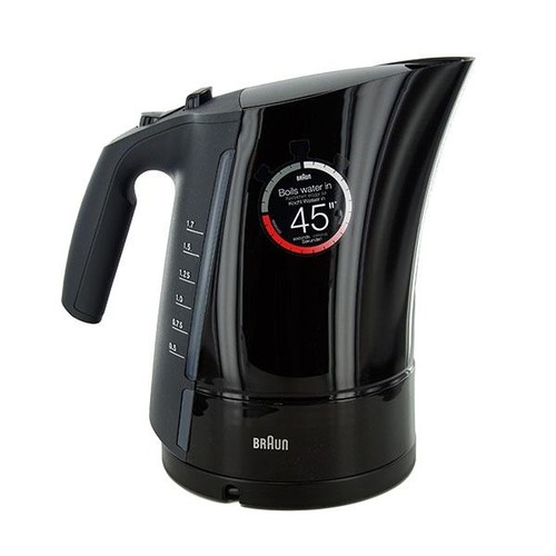 Wasserkocher Multiquick 3 1,6Liter schwarz Braun WK300 Produktbild Front View L