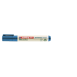 Permanentmarker EcoLine 21 1,5-3mm Rundspitze blau Edding 4-21003 Produktbild