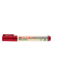 Whiteboardmarker EcoLine 28 1,5-3mm Rundspitze rot trocken abwischbar Edding 4-28002 Produktbild