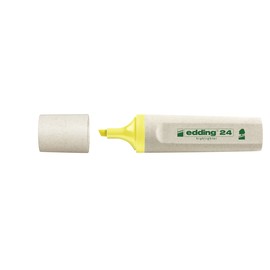 Textmarker EcoLine 24 Highlighter 2-5mm Keilspitze gelb Edding 4-24005 Produktbild