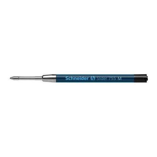 Kugelschreibermine G2 mittel schwarz Slider 755M Schneider 175601 Produktbild Front View L