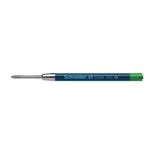 Kugelschreibermine G2 mittel grün Slider 755M Schneider 175604 Produktbild Front View L