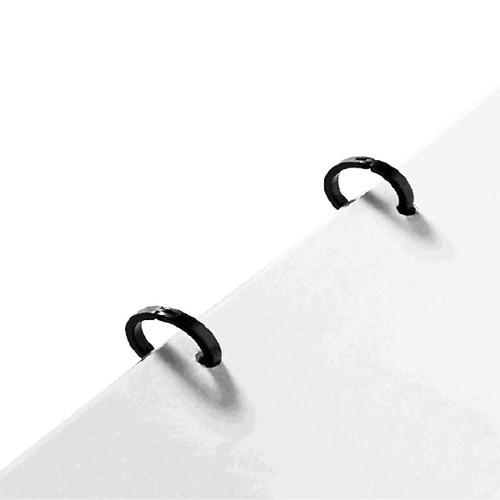 Ringbinder für 2-60Blatt Durchmesser 23mm schwarz Laurel 0427-11 (PACK=10 STÜCK) Produktbild Additional View 1 L