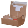 Wellpappe Postversandkarton braun DIN A5+ / 215 x 155 x 40mm / 1.20E Produktbild