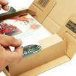 Wellpappe Postversandkarton braun DIN A4 / 300 x 212 x 43mm / 1.20E Produktbild Additional View 7 S