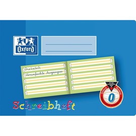 Schreiblernheft Oxford A5 quer Lineatur 0 (Bayern) 16Blatt 90g Optik Paper 10050105 Produktbild