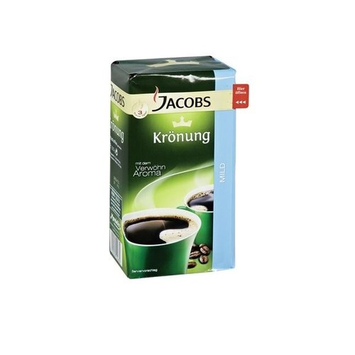 Kaffee Jacobs Krönung gemahlen mild 21913 (PACK=500 GRAMM) Produktbild Front View L